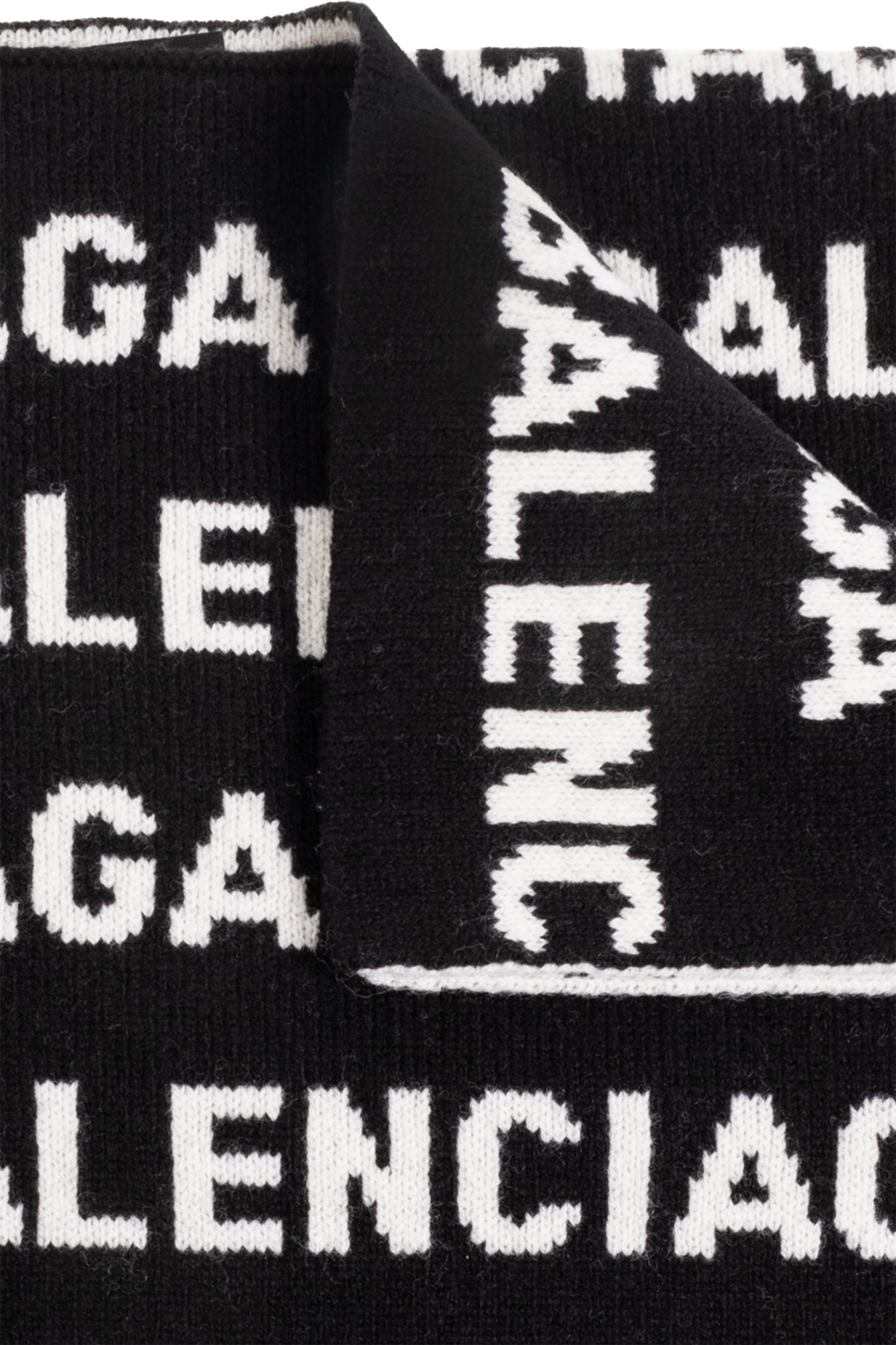 Balenciaga all sale over logo scarf